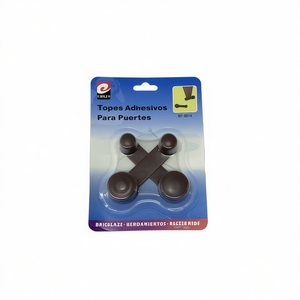 ตัวกันกระแทกประตูแบบกาว 12 ชิ้น ยางสีดำ ติดผนัง สำหรับใช้ในบ้าน - Product Image 3