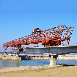 2600 टन रेलवे कंक्रीट ब्रिज लॉन्चिंग गर्डर सेगमेंटल लॉन्चिंग गैन्ट्री क्रेन