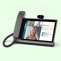 Teléfono IP VoIP Inteligente Inalámbrico con Video de 10 Pulgadas, POE, Android, SIP, Teléfono de Escritorio para Oficina, Hospital, Personas Mayores y Ciegos
