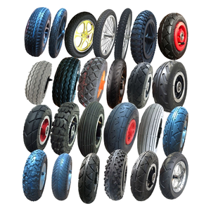 <span class=keywords><strong>Roue</strong></span> en mousse PU 3.50-4/3.50-8/4.00-8 avec roulement à billes, neuve, pour brouettes et industries de vente au détail - Product Image 1