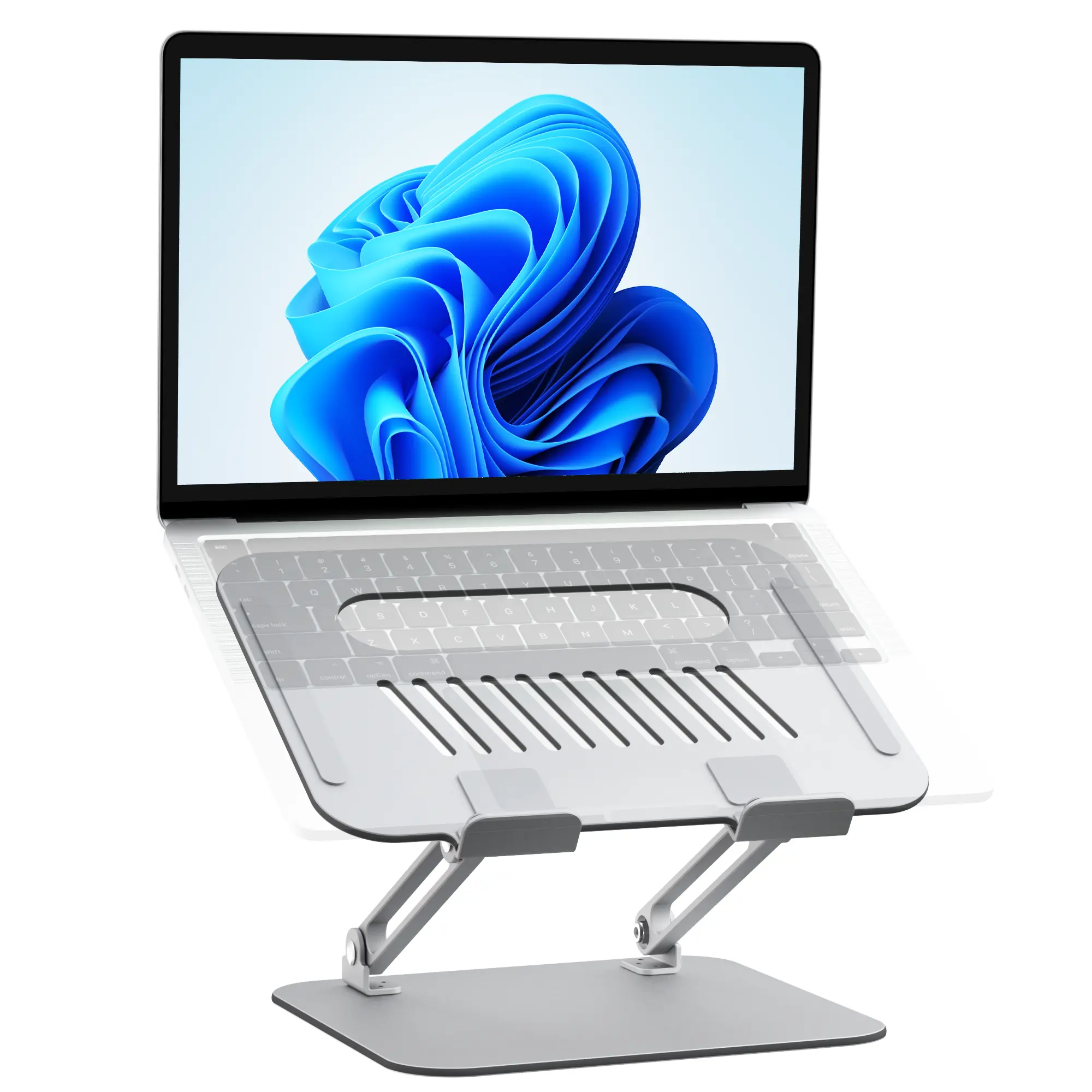 Opvouwbare Ondersteuning Basis Notebook Standaard Voor Pc Computer Laptop Houder Cooling Pad Draagbare Laptop Standaard
