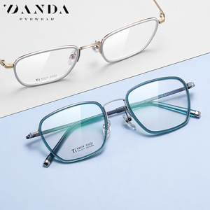 กรอบแว่นตา Danda รุ่น R2319 ทรงสี่เหลี่ยม ไทเทเนียมแท้ ป้องกันแสงสีฟ้า แว่นสายตาสำหรับทุกเพศ - Product Image 2