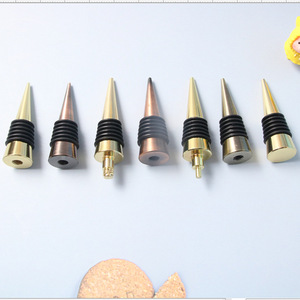 Metal Wine Stopper Set 12pcs Hollow Sealing Bottle Plug For Wine Bottles With Cork - Product Image 4