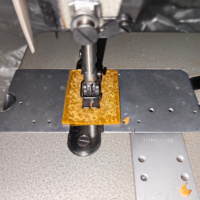 Machine à coudre automatique à moteur JukisMH-481 fabriquée au Japon, pour usage domestique, point parfait, double aiguille, point de chaînette, 6000 points/min, 10 mm, d'occasion