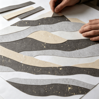 Fabricante de Papel Tapiz Natural en China, Material Ecológico y Sostenible, Revestimiento de Pared de Corcho 3D para Diseño de Interiores de Proyectos