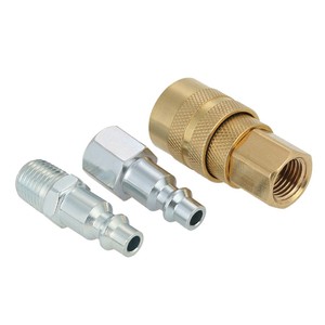 Pneumatic Quick Coupler Set 1/4 In Iron And Copper Connectors For Air Tools Accessories - Product Image 4