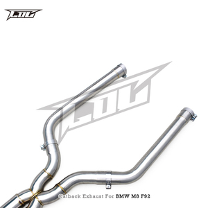 Tubos de Escape de Acero Inoxidable para <span class=keywords><strong>BMW</strong></span> <span class=keywords><strong>M8</strong></span> Competition Coupé F92 4.4TT 2019-2024, Sistema de Silenciador Catback con Válvula Electrónica - Product Image 3