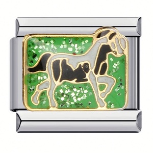 Breloque ODM Style Italien 2025 en Acier Inoxydable Plaqué Argent, Diamant, Or, Argent, Perle, Inspiration Punk Bouddhiste, Anniversaires - Product Image 4