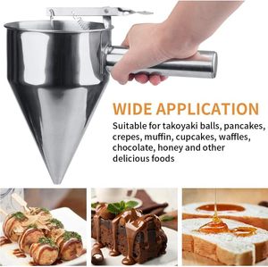 Dispensador de Masa para Panqueques de Acero Inoxidable, Profesional, Duradero, Confiable, de Calidad Premium, para Restaurantes, Hoteles y Servicios de Catering - Product Image 2