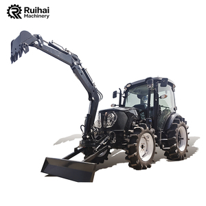 中国热销农用4X4轮式四轮驱动50HP 60HP 70HP 80HP 90HP 100HP拖拉机 前置装载机农用拖拉机价格 花园拖拉机 - Product Image 5