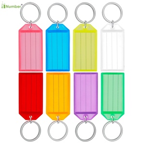 Bán buôn <span class=keywords><strong>Key</strong></span> tag đóng gói các mặt hàng Keytag có thể tháo rời khó khăn nhựa thẻ chìa khóa với chia Vòng - Product Image 1