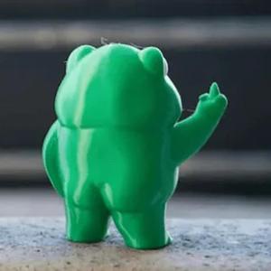 Pegatina magnética de rana, forma de animal de plástico, decoración magnética fuerte para nevera, regalo de cumpleaños, 1 unidad, diseño moderno - Product Image 3