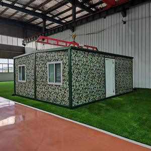 Petite maison modulaire mobile préfabriquée en acier extensible moderne de 20 pieds et 40 pieds Maison en conteneur portable pour le bureau et l'hôtel - Product Image 1