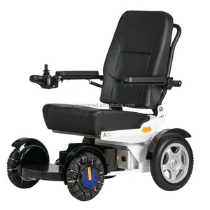 Silla de ruedas eléctrica plegable para ancianos, ruedas de aire para hacer la seguridad en movimiento, suave - Product Image 4