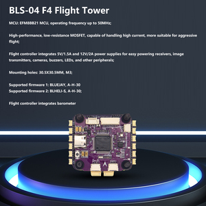 BLS-04ตัวควบคุมการบินแบบ4-in-1ของหอ F4ที่มีประสิทธิภาพมั่นคงสำหรับโดรนแข่งขัน FPV และโดรนสี่ใบพัดแบบมืออาชีพ - Product Image 6