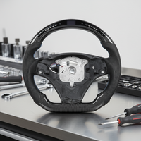 Pour BMW E-Chassis E90, mise à niveau et rétrofit du volant en fibre de carbone avec 20 lumières LED