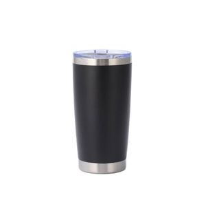 Vaso Térmico de Acero Inoxidable de 20oz con Boca Ancha, Doble Pared, para Bebidas Frías y Calientes - Product Image 5