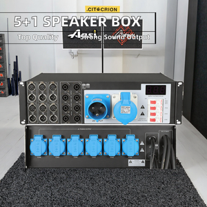<span class=keywords><strong>5</strong></span> + 1 3 상 또는 <span class=keywords><strong>5</strong></span> 상 메탈 라인 어레이 스피커 서브 우퍼 전원 공급 장치 오디오 박스 분배기 - Product Image 2