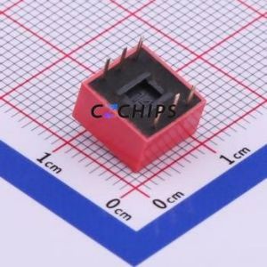 TA-03 DIP Switch Through hole Component (THT) Switch ( Number of Switch Sections: 3 )( Lead Spacing: 2.54mm ) - Product Image 2