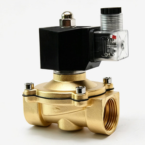 Vanne solénoïde en laiton FOLS normalement ouverte AC220V pour l'alimentation en eau et le drainage avec conception anti-humidité - Product Image 2
