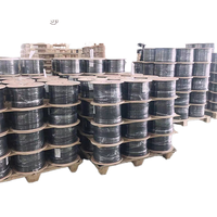 Câble à fibre optique monomode intérieur de 1 à 3 km sur bobine en contreplaqué, câble de branchement FTTH avec longueur d'onde de 1550 nm, utilisé pour les réseaux