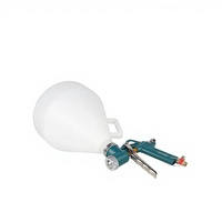 Pistolet de pulvérisation pneumatique professionnel en plastique pour peinture texturée, alimentation par gravité, capacité de 5000 ml, pour mousse, ciment, mastic