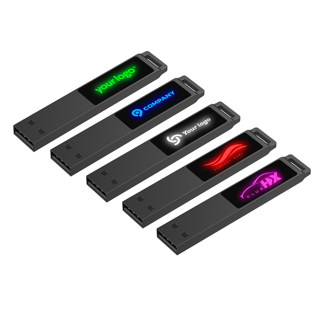 LED USB 4GB Cle Rubber 16GB 512MB USB 2.0 Otg LED 8GB 64GB Waterproof USB Flash Drive