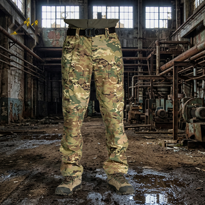 Pantalones Cargo Tácticos de Estilo Safari para Hombre, de Cintura Alta, Resistentes a Desgarros, Tejido Transpirable, de Secado Rápido, Resistentes al Viento y Antiarrugas - Product Image 1