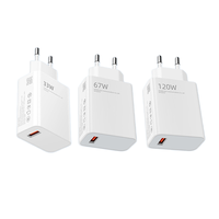Adaptateur de charge rapide USB 120W Turbo, 67W 33W Super Charge, prise EU US, Hypercharge pour Xiaomi Redmi