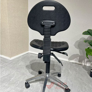 Antlu Laborhocker Stahlkonstruktion PU-Schaum-Sitz Laborstuhl mit Netzrückenlehne und Rollen - Product Image 3