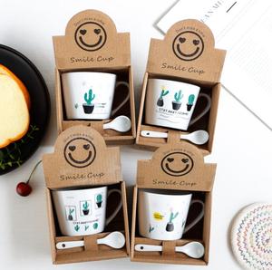 Tazas de Agua con Dibujos Animados para Regalos Promocionales, Taza de Café de Cerámica Personalizada con Logotipo, Económica, al por Mayor - Product Image 2