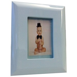 Cornice Fotografica in Plastica Parzialmente Piatta Azzurra - Product Image 1