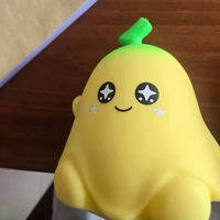 Mainan Simulasi Musik Big Mac dan Big Banana Pinch untuk Meredakan Stres, Bentuk Buah Pir, Melon Musim Dingin, Madu, dan Nangka.
