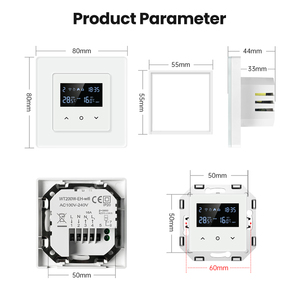Termostato inteligente Avatto Tuya Wifi Fussbodenheiz, controlador remoto de temperatura de caldera de Gas para Google Home Alexa Wlan termostato - Product Image 6