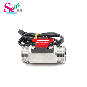 Nước ZJ-B1-S Dispenser cảm biến lưu lượng tuabin lưu lượng kế DC24V G1/2 ''thép không gỉ 1-25lpm nhiệt độ cao kháng 100 ℃ NPN đầu ra - Product Image 3