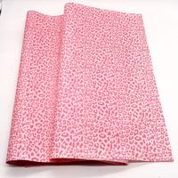 Papier d'emballage personnalisé imprimé léopard, emballage cadeau, de bonne qualité, 5 pièces