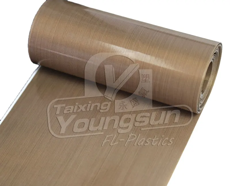 Fabricação fornecendo PTFE fibra de vidro tecidos preço barato ptfe revestido pano folha tefloning
