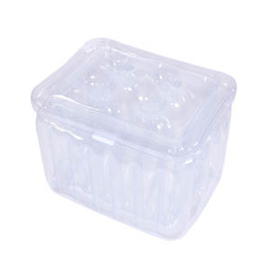 <span class=keywords><strong>Camping</strong></span> partie clair PVC seau à glace gonflable avec couvercle flottant refroidisseur gonflable glace bière bouteille refroidisseur bâton - Product Image 1