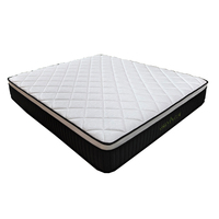 Hochwertige King-Size Taschenfederkern-Matratze mit Gel-Memoryschaum und Naturlatex, Atmungsaktiv, in Box Verpackt, für Schlafzimmer, 10 Jahre Garantie