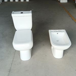 Conjunto de Inodoro y Bidé de Cerámica con 3 Orificios para Baño, Argentina - Product Image 2
