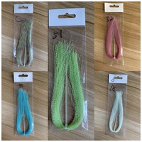 Fliegenfischen-Köder: Glitzernde, gedrehte Tinsel-Stränge zum Binden, DIY-Material für Fliegenfischen, Federleine, Jig-Haken-Köder