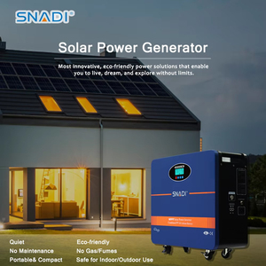 Générateurs portables 1200 W tout-en-un avec batterie 1 kVA 2 kVA 3 kVA pour maison hors réseau, générateur solaire 5 kW - Product Image 4
