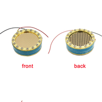 Capsule de microphone professionnelle bleue double face, pièces de rechange DIY pour microphone, haute sensibilité, stéréo, faible bruit, capteur audio