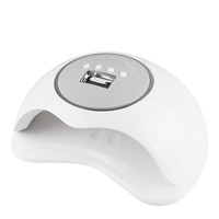 Lampe à ongles UV LED 72W avec 36 perles de fil doré, double longueur d'onde 365+405nm, capteur infrarouge compact, 4 minuteurs, séchoir de durcissement professionnel