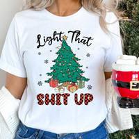Transfert thermique DTF de haute qualité, best-seller, motif sapin de Noël pour vêtements