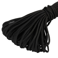 Paracorde d'Extérieur en Polyester de 4 mm, 100 Mètres, avec 7 Brins Intérieurs, Capacité de 550 Lbs, Corde de Parachute Complète, Emballage en Sac de Nylon