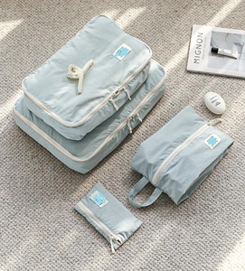 Sacs <span class=keywords><strong>de</strong></span> voyage en nylon multicolores personnalisés en gros, vert <span class=keywords><strong>armée</strong></span>, pour chaussures et vêtements, pour la garde-robe et les voyages - Product Image 2