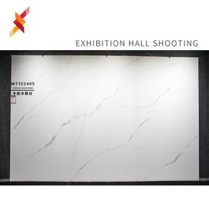 Losa de encimera de piedra sinterizada de cocina competitiva 20mm 1260x2600 blanco puro mate - Product Image 3