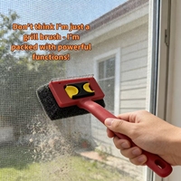 Nettoyeur vapeur sans fil pour éliminer la graisse brûlée rapidement, brosse à gril sans poils, brosse à gril BBQ