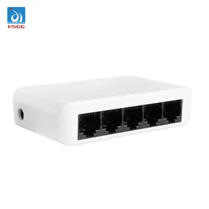 HSGQ-SG1005D soluzioni fttx interruttore di rete in fibra ottica 5 porte Gigabit Desktop switch 10G 10/100/1000M Switch Ethernet